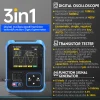 FNIRSI 500KHZ2.4 IncHandheld Digital Oscilloscope 1CH 3in1 Multifunctional Transistor Tester DIY Electronic Components Detection - Image 2